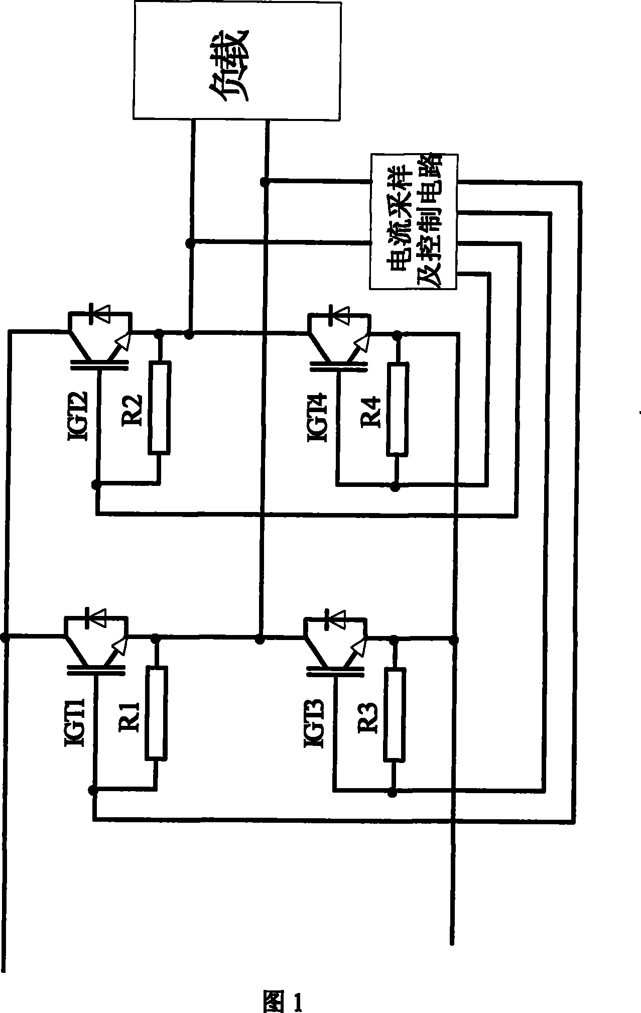 Overcurrent protection circuit for photovoltaic DC-to-AC converter