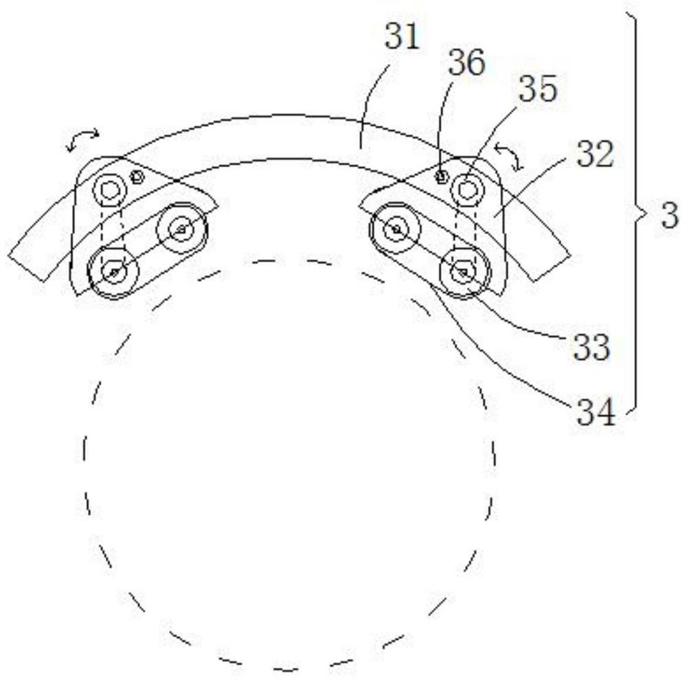 Spraying device for nodular cast iron pipe