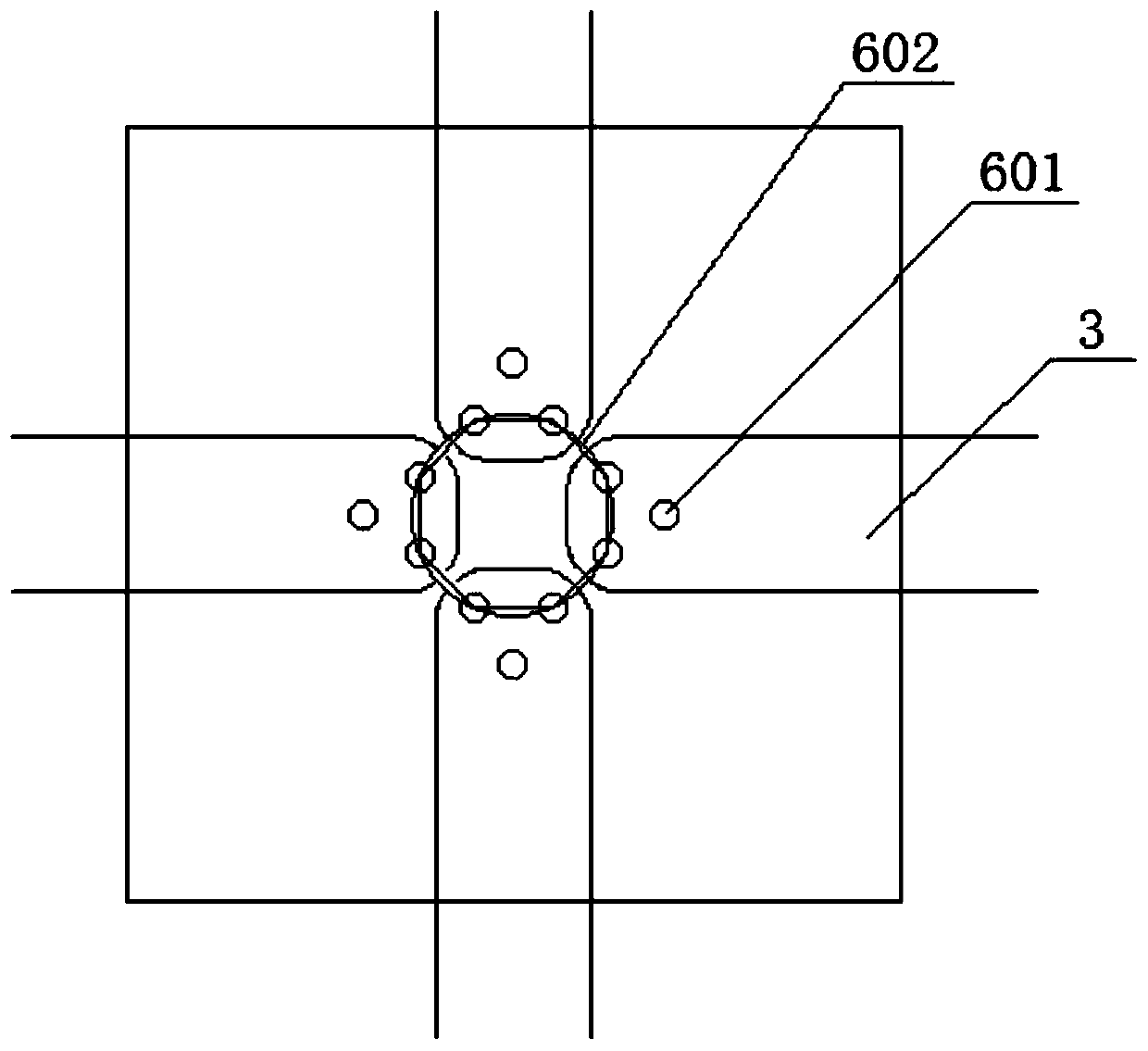 A side-mounted case separation system