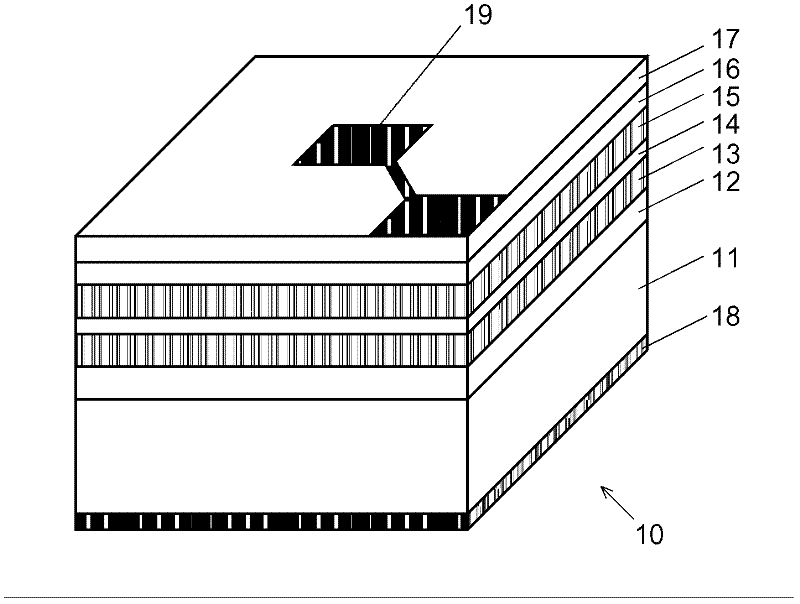 Two-dimensional photonic crystal laser and manufacturing method