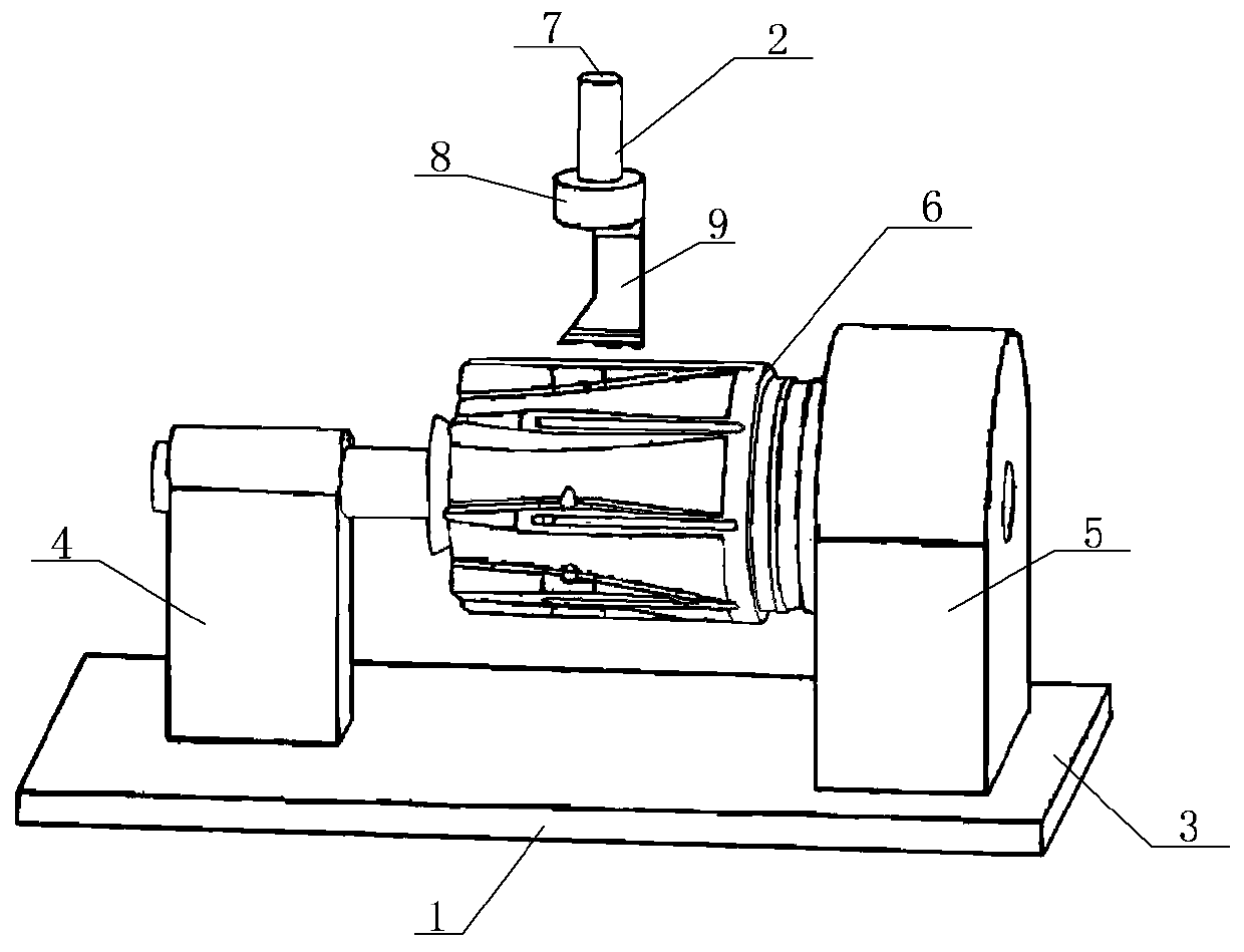 Coaxial double-blade cutter inclined-insertion machining tool and machining method