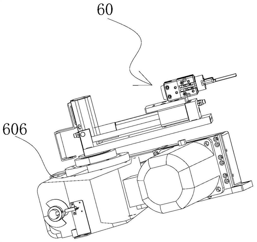 Deburring turnover mechanism