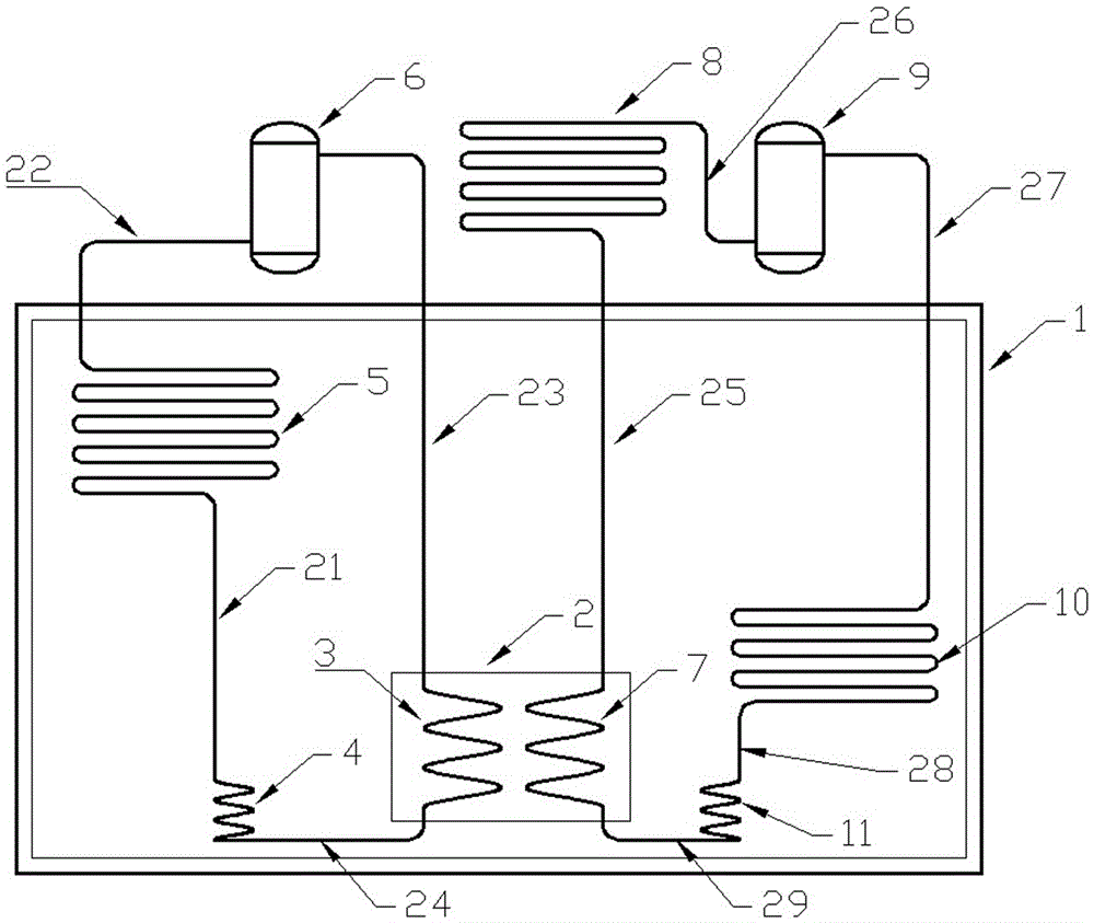 Heat pump type drying device