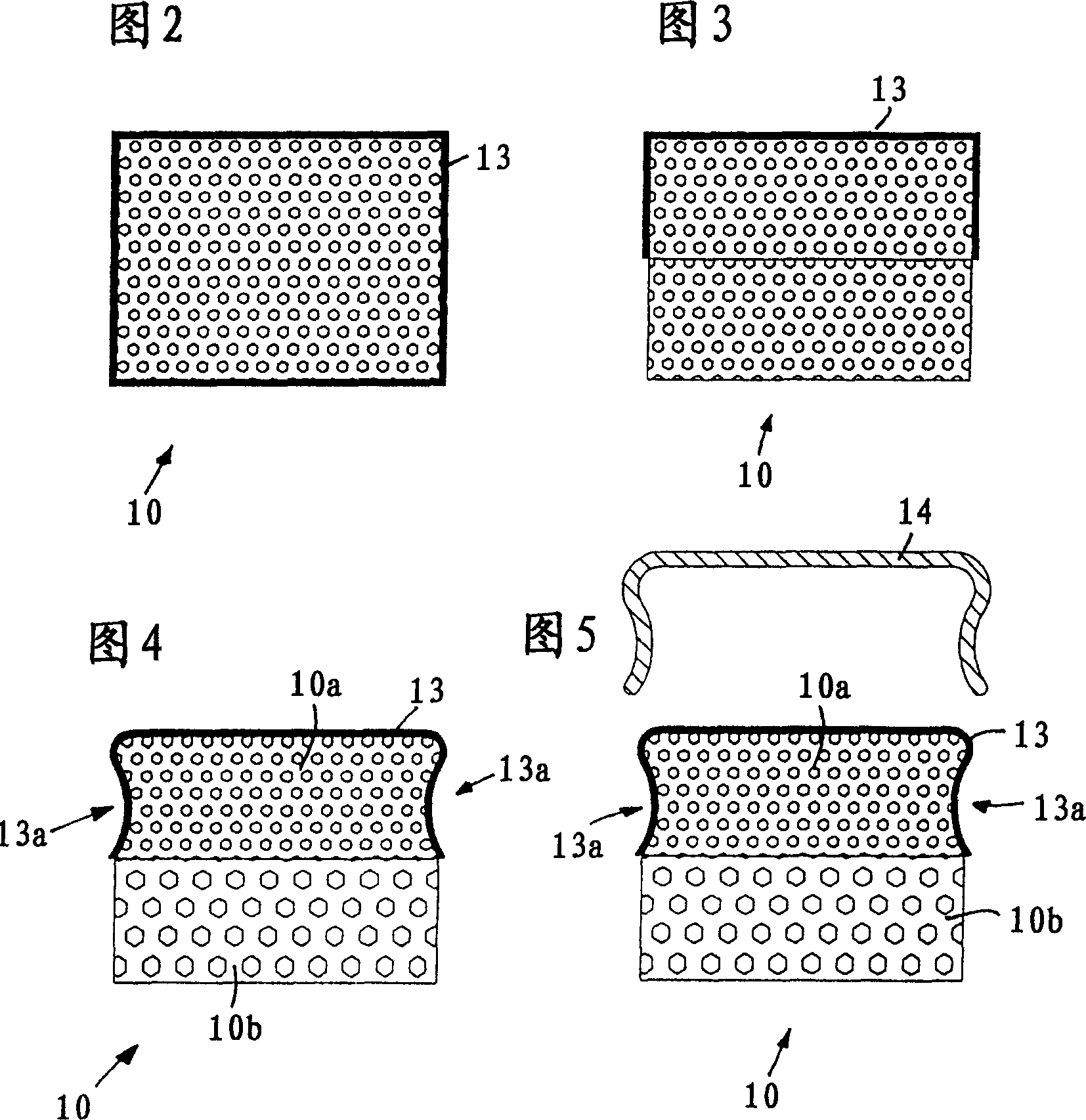 Cleaning or application device comprising sponge body, and method for producing same