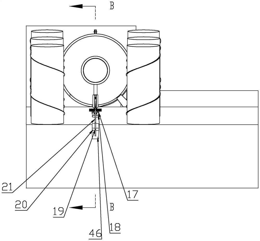 Steel plate cylinder forming machining system