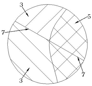 Divided-plate liquid rubber composite node provided with damping through holes and forming method