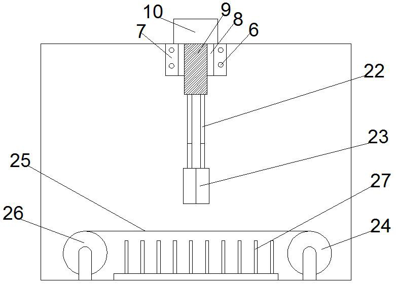 A conductive paint viscosity detection device