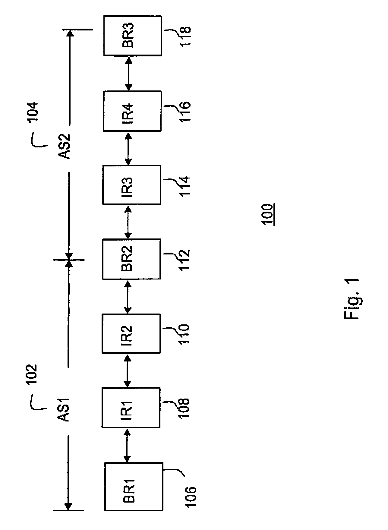 System, device, and method for establishing label switched paths across multiple autonomous systems