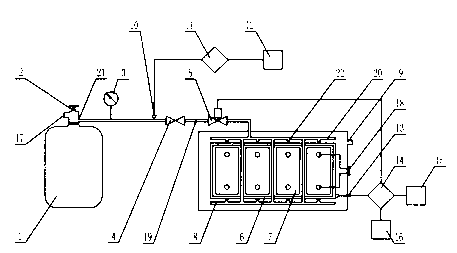 Liquid-nitrogen cooling method and device for automotive power battery pack