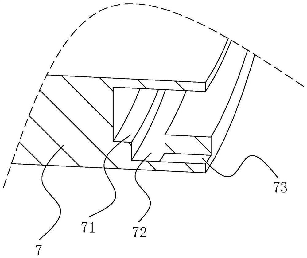 A device for hollowing out the bottom of a pipeline and its construction method