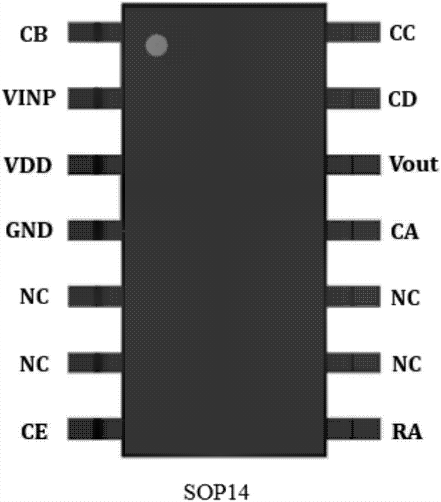 Sound sensing circuit based on operational amplifier