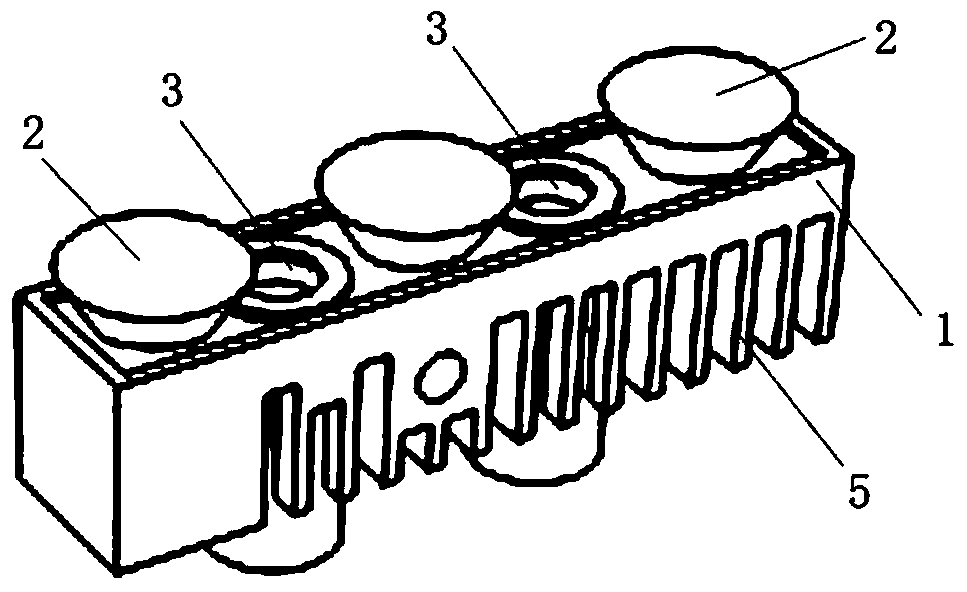 LED (light emitting diode) module and LED lamp manufactured by same