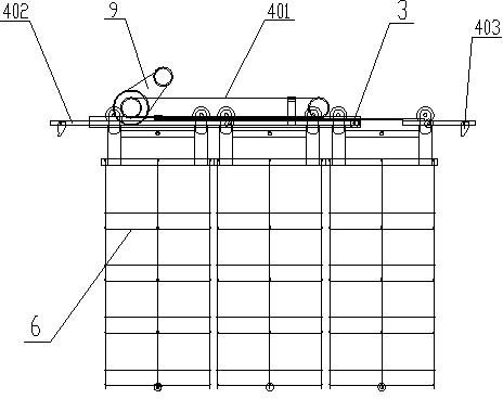 Transmission lifting system for planting crops
