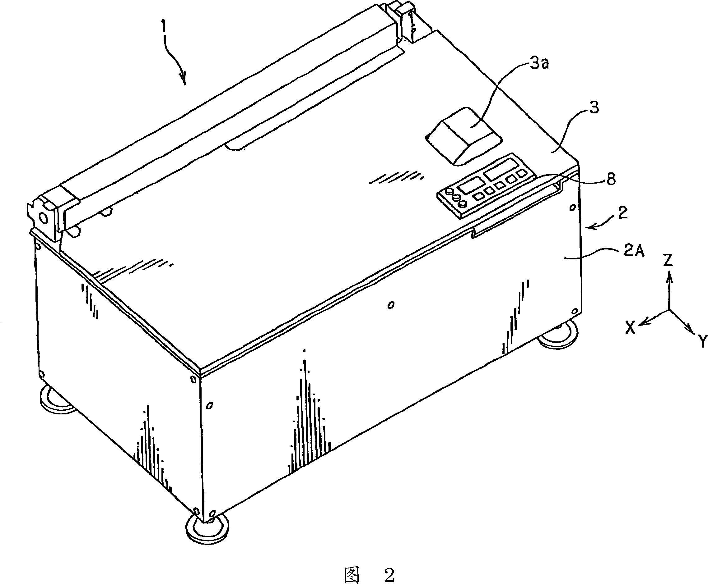 Apparatus for washing and disinfecting endoscope and brush cassette detachably attached thereto