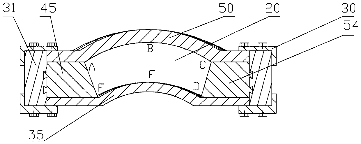 Fan blade lattice tester and method for changing flow inlet angle of fan blade lattice