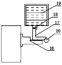 Pig iron casting polishing device with cooling function