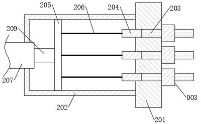 Mold for bending and forming thick glass tube and using method thereof