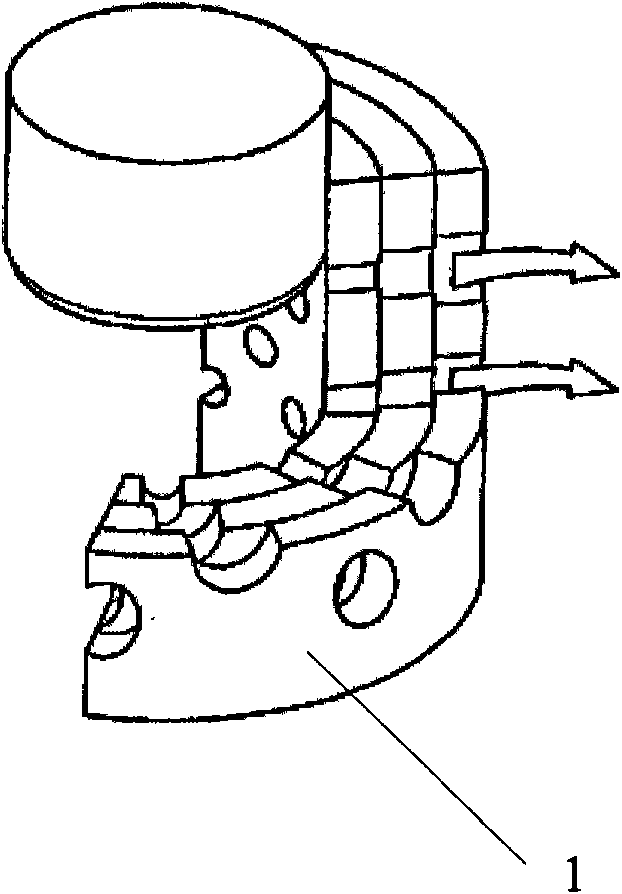 Labyrinth type regulating valve pressure reducing device