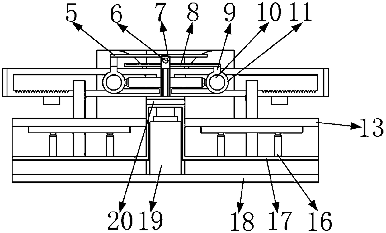 Hydraulic jack with variable support area based on threaded transmission