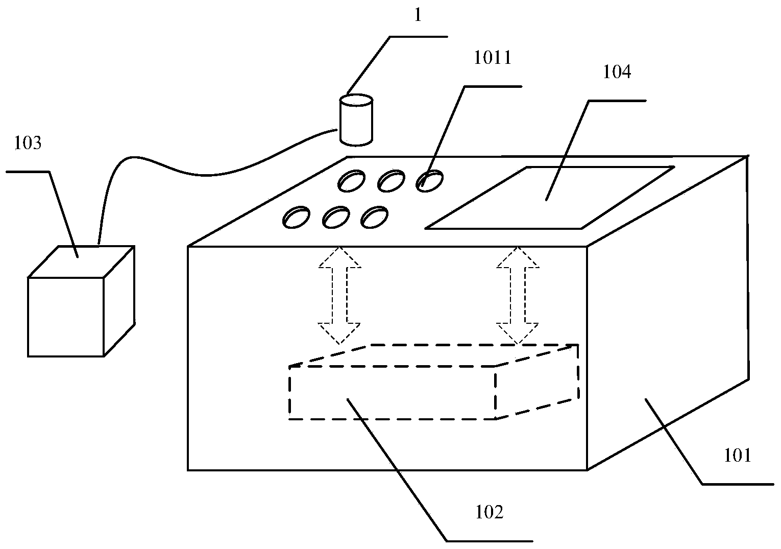 Device for testing sealing performance of motor valve