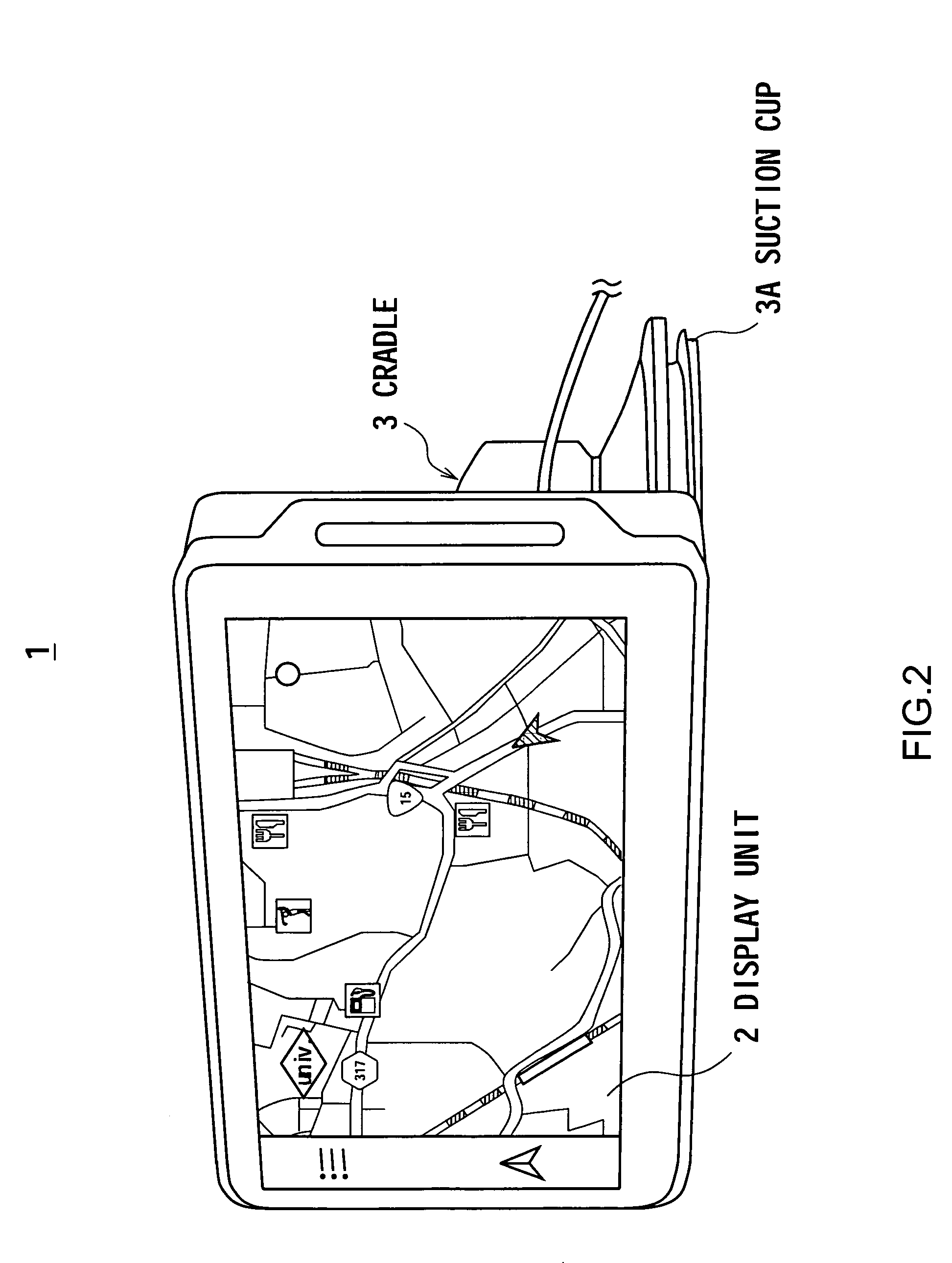 Navigation apparatus, search result display method, and graphical user interface