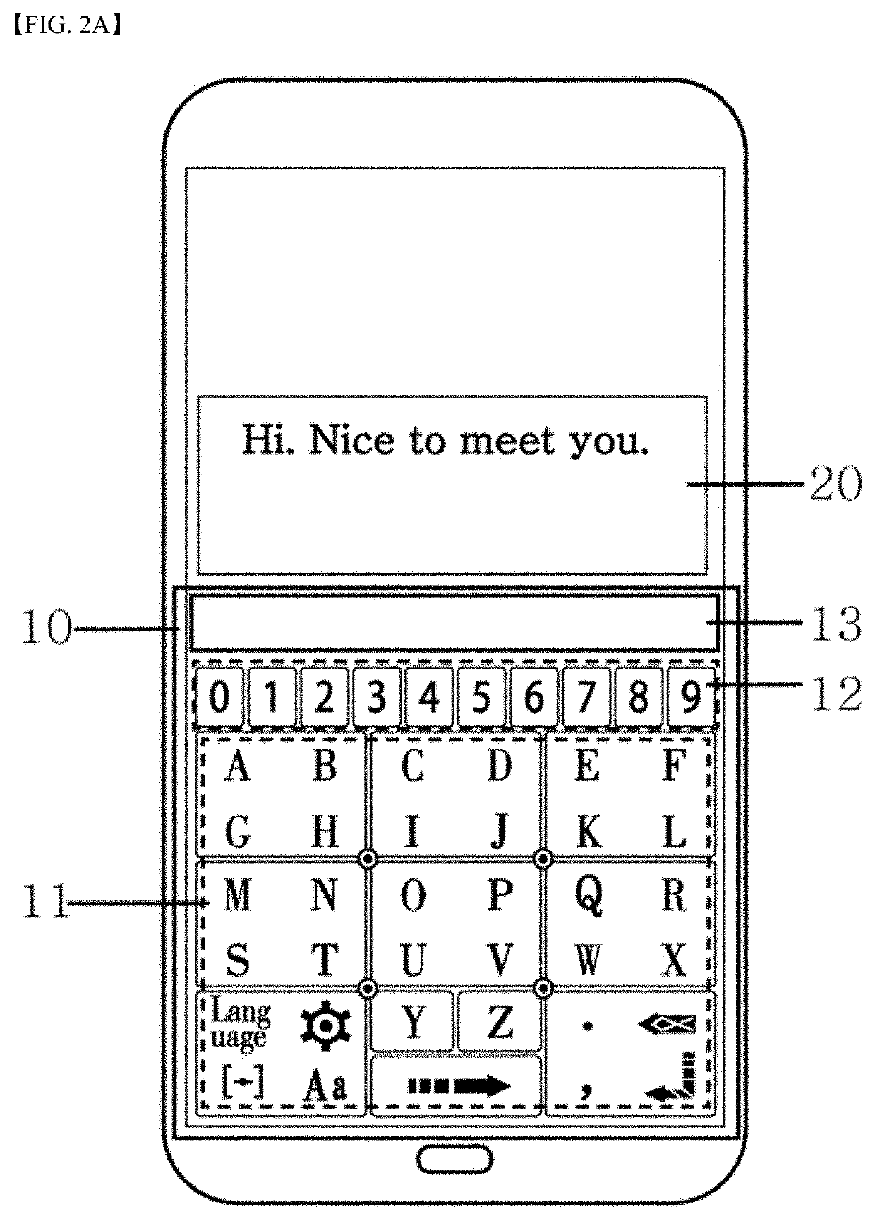 Character input device