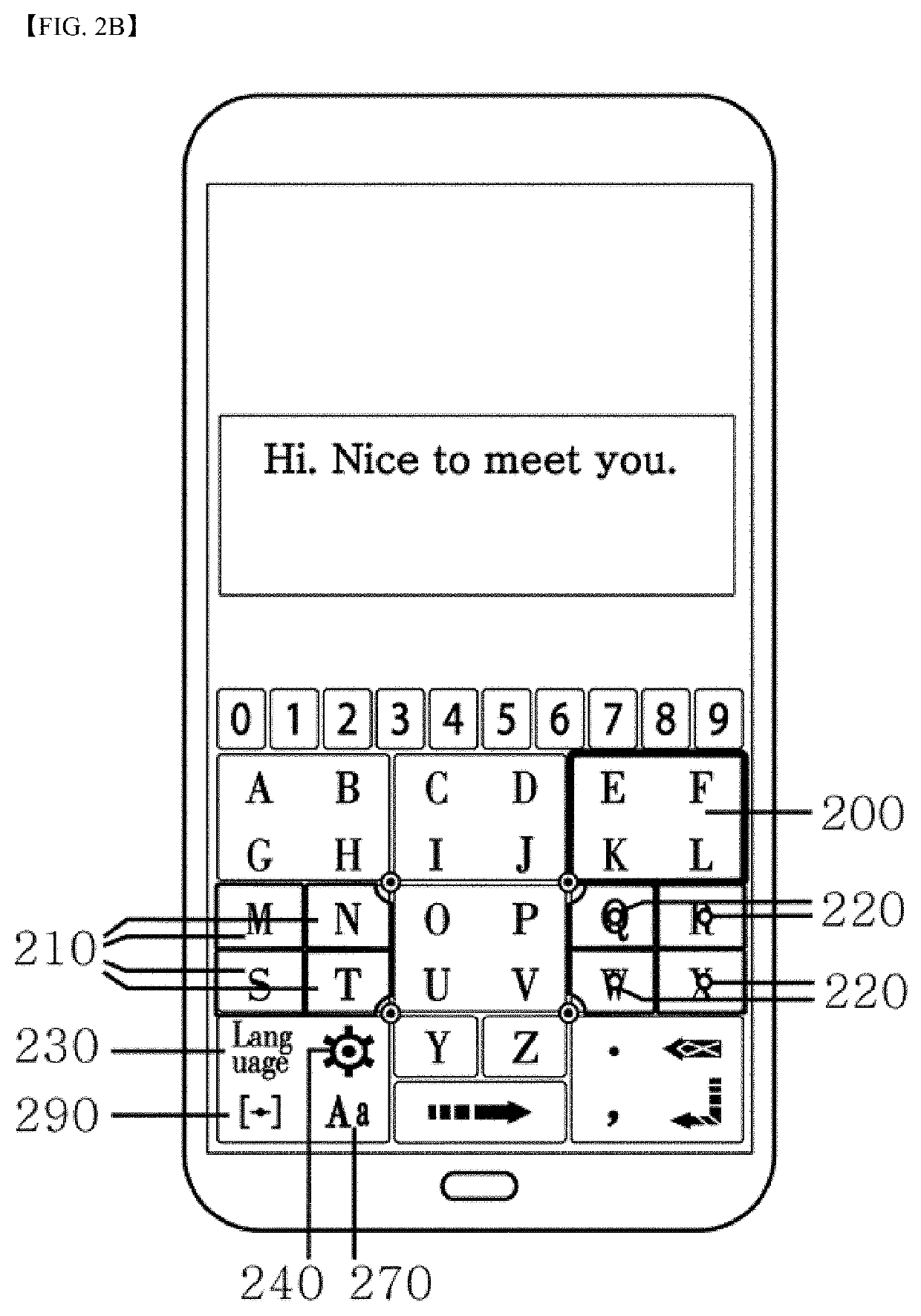 Character input device