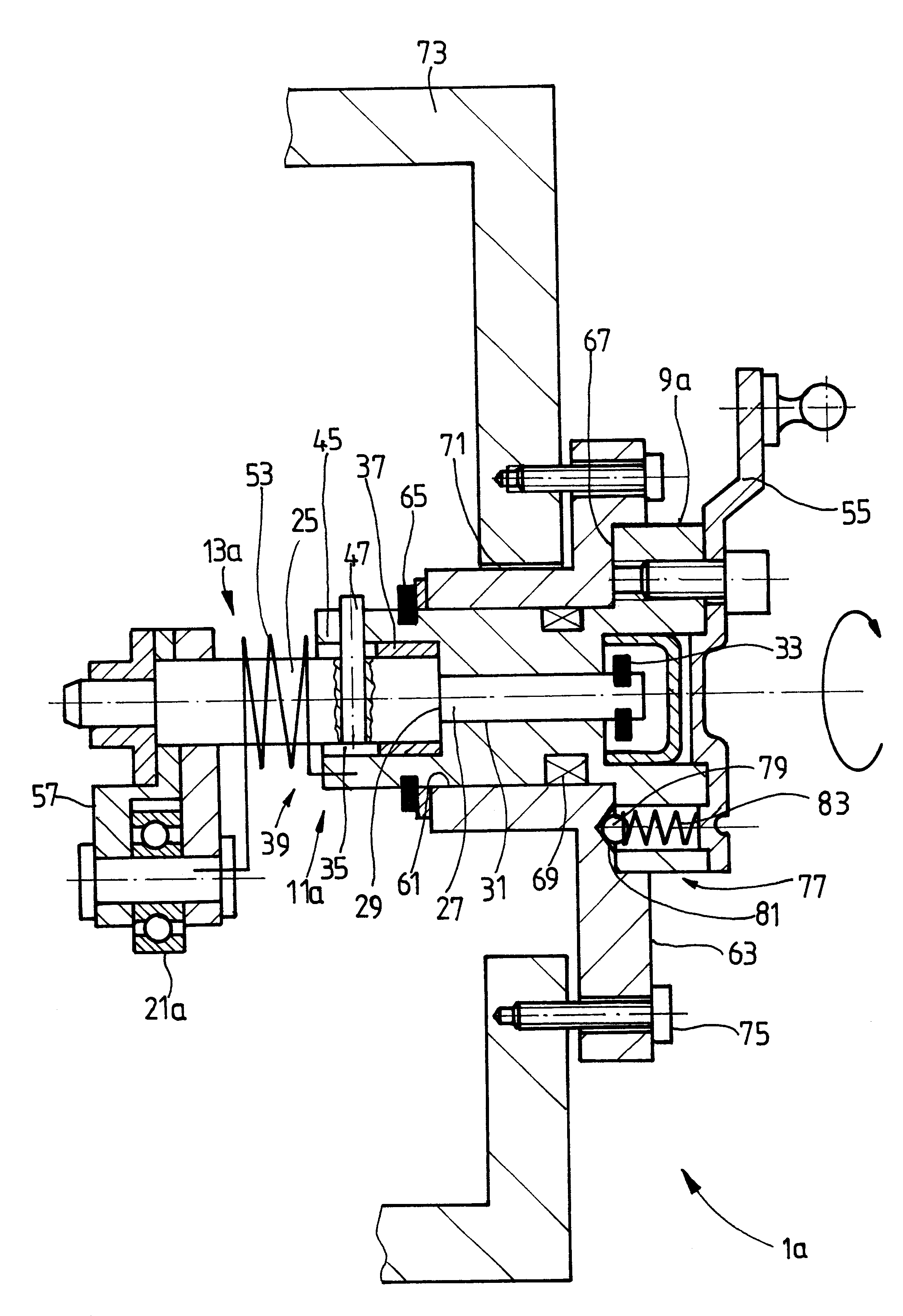 Parking brake actuating device for a parking brake arrangement in a motor vehicle