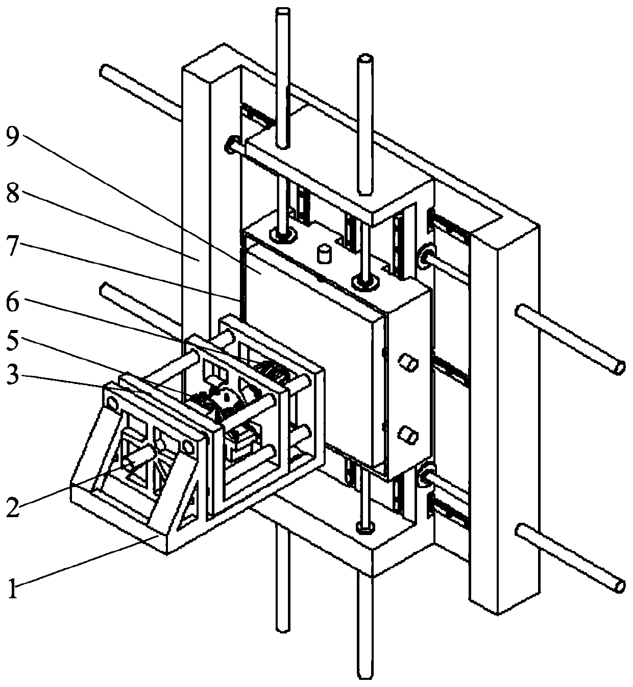 Test bed capable of simulating cutter behaviors at various positions of cutter head