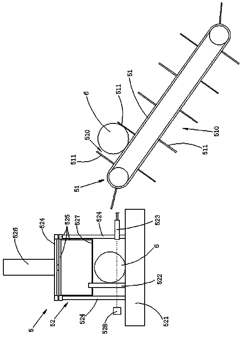 Mud base porcelain plate rolling forming device with facilitated base taking