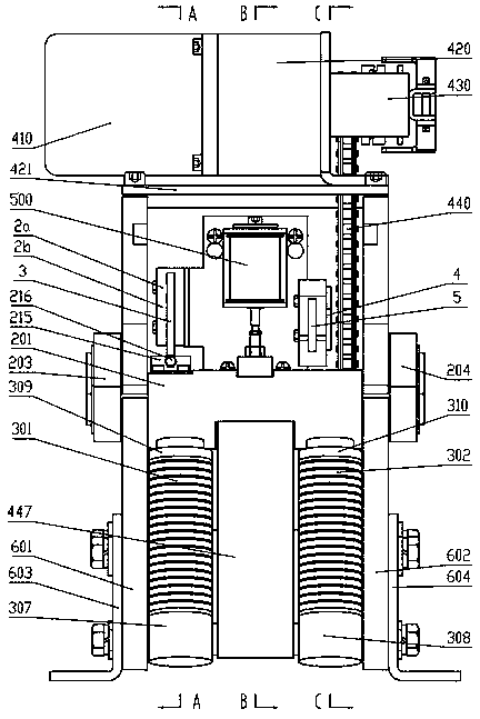 Steel wire rope clamping device of elevator