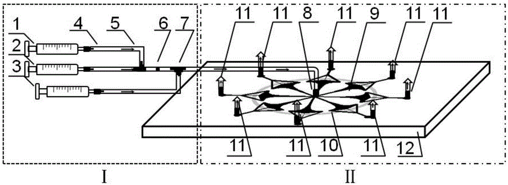 A cell capture array based on microfluidic technology