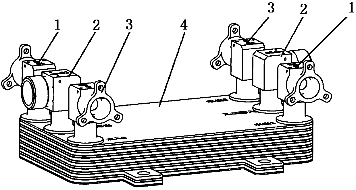 Multi-channel heat exchanger without end socket integral brazing structure