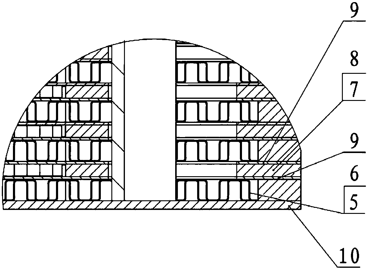 Multi-channel heat exchanger without end socket integral brazing structure