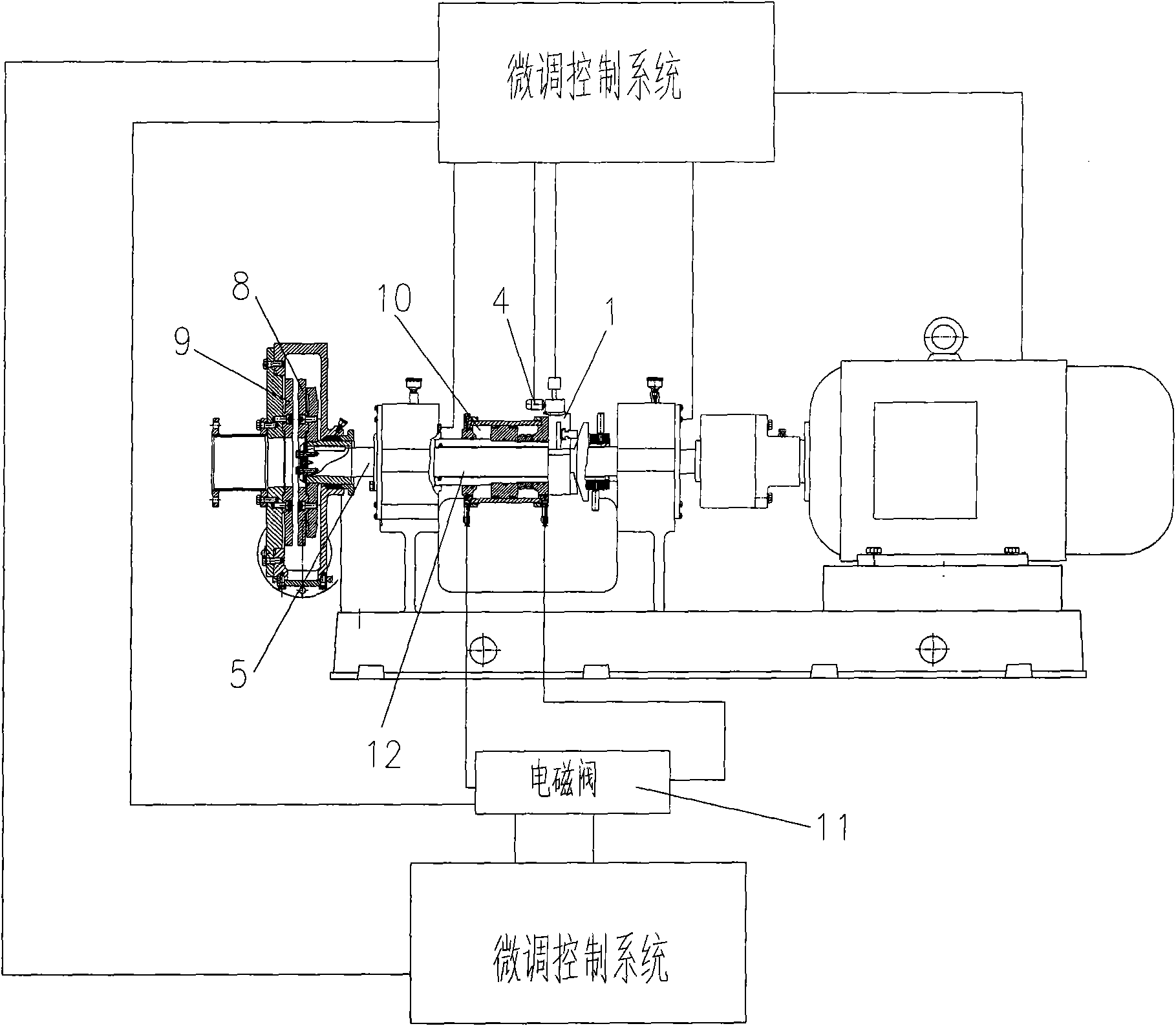 System and method for controlling medium consistency disc grinder in a fine tuning way