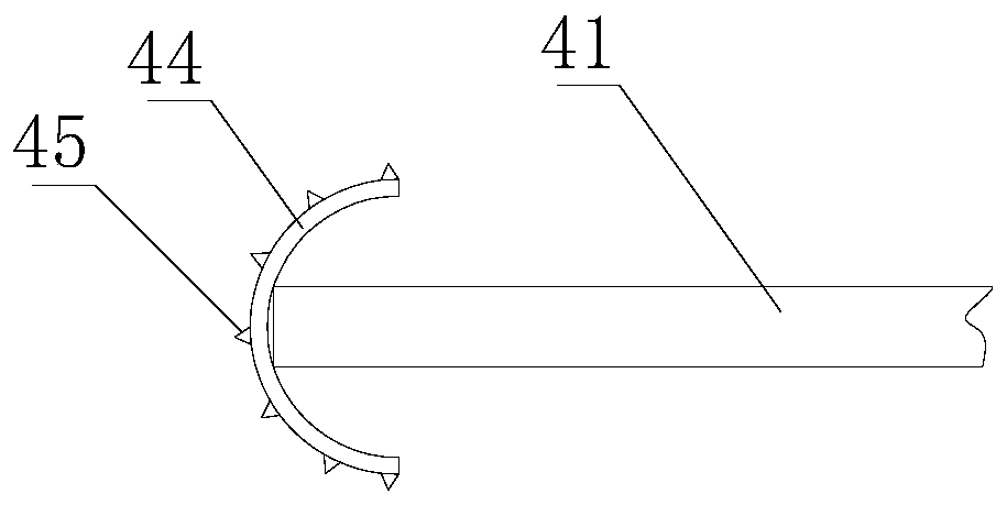 Pole pit warning device