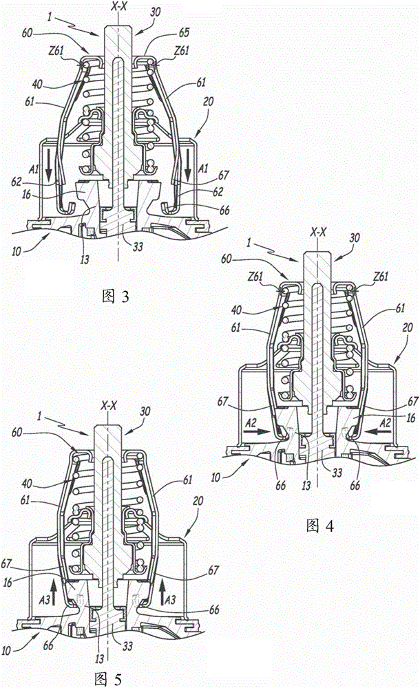 Thermostatic valve having a sleeve