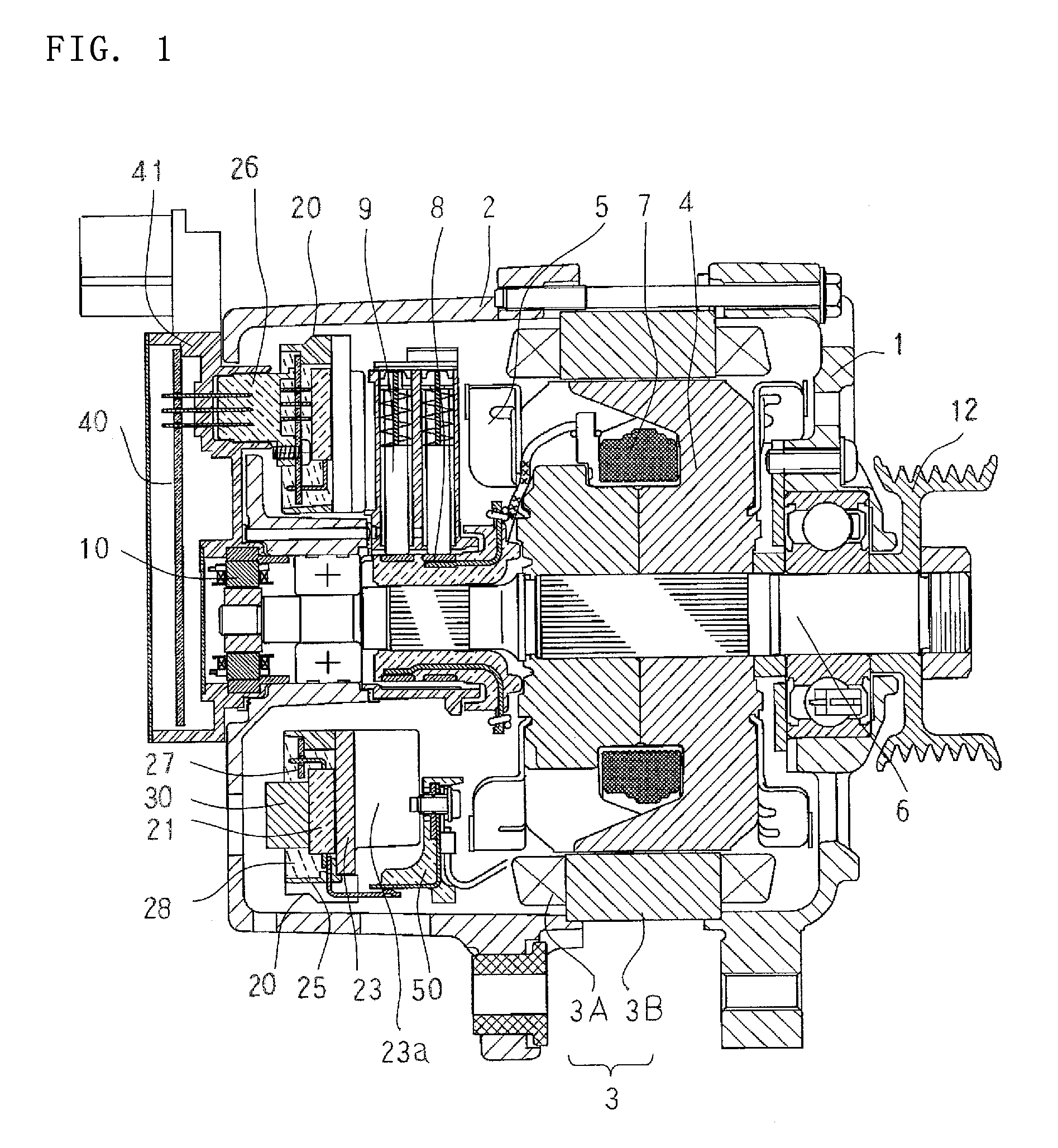 Controller-integrated electric rotating machine