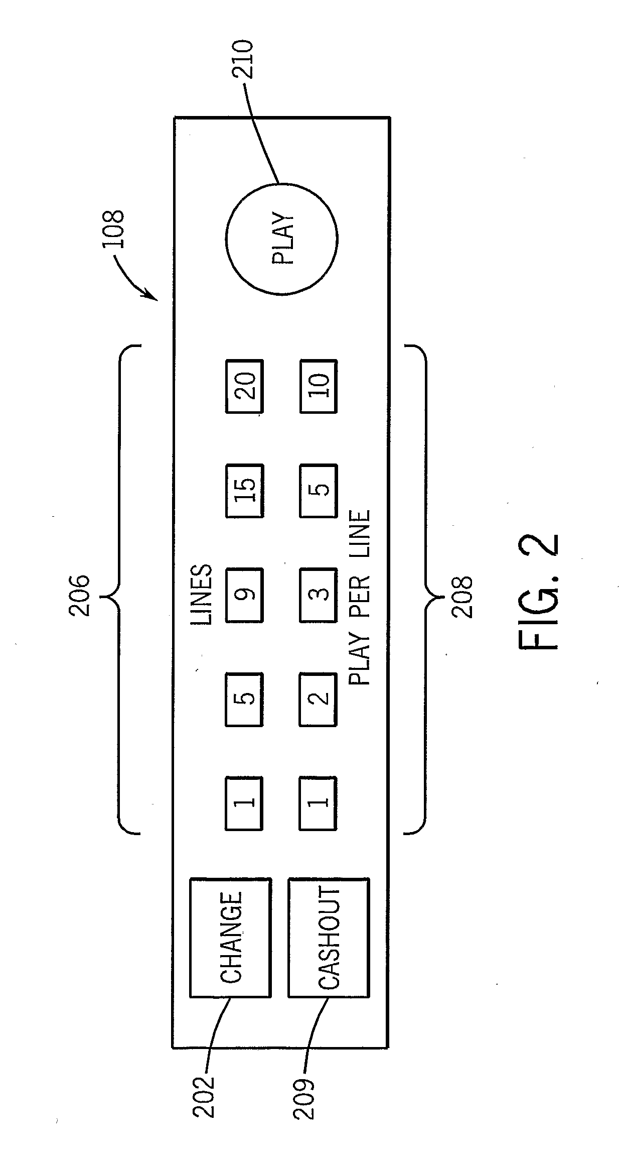 Dynamic user interface in a gaming system