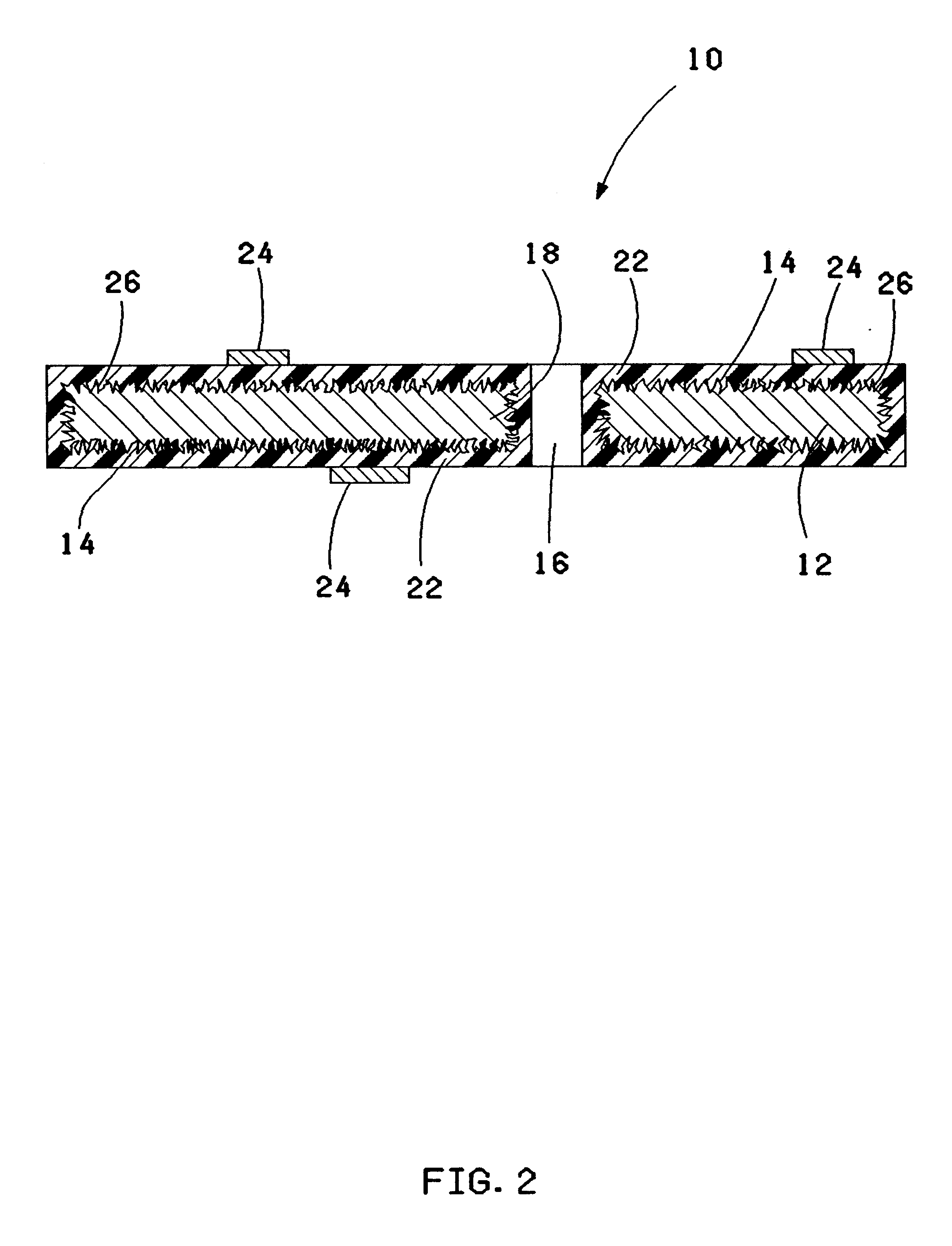 Laminate circuit structure and method of fabricating
