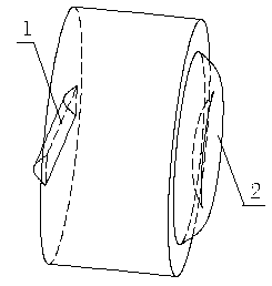 Dodging special-shaped lens used for shaping semiconductor laser leams, dodging laser source and optical system