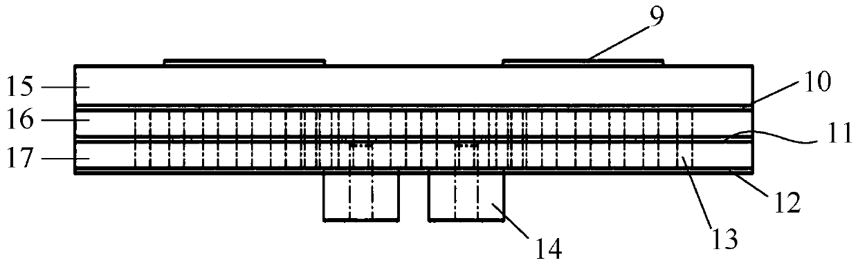 S/Ku dual-frequency common-caliber linear polarization phased array scanning antenna