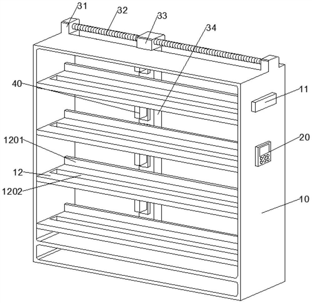 A kind of multi-purpose oak guard plate bookshelf and its operation method