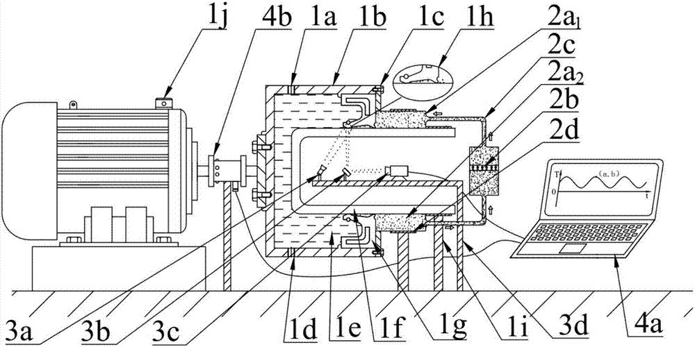 Test device for simulating intrusion of particulate matter into rotating lip seal in real time under sandstorm