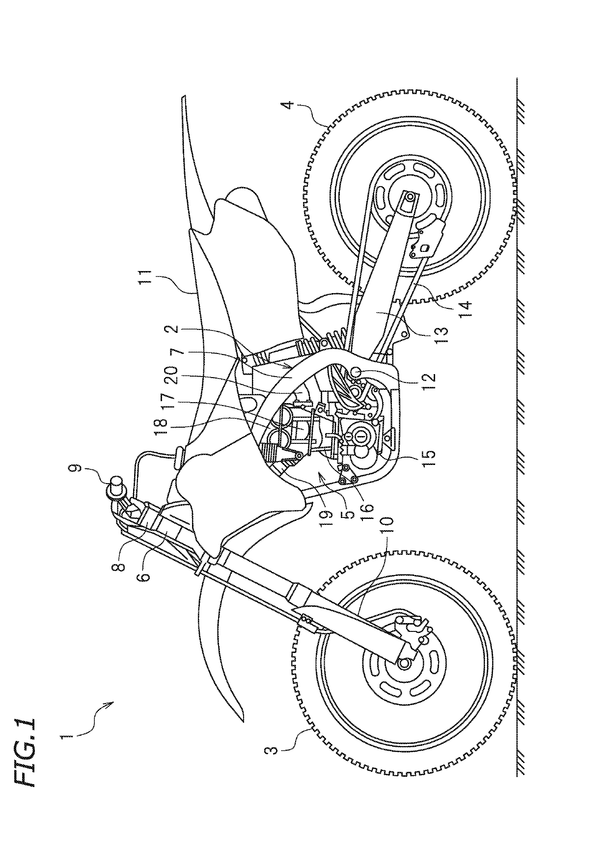 Internal combustion engine and straddled vehicle having the same