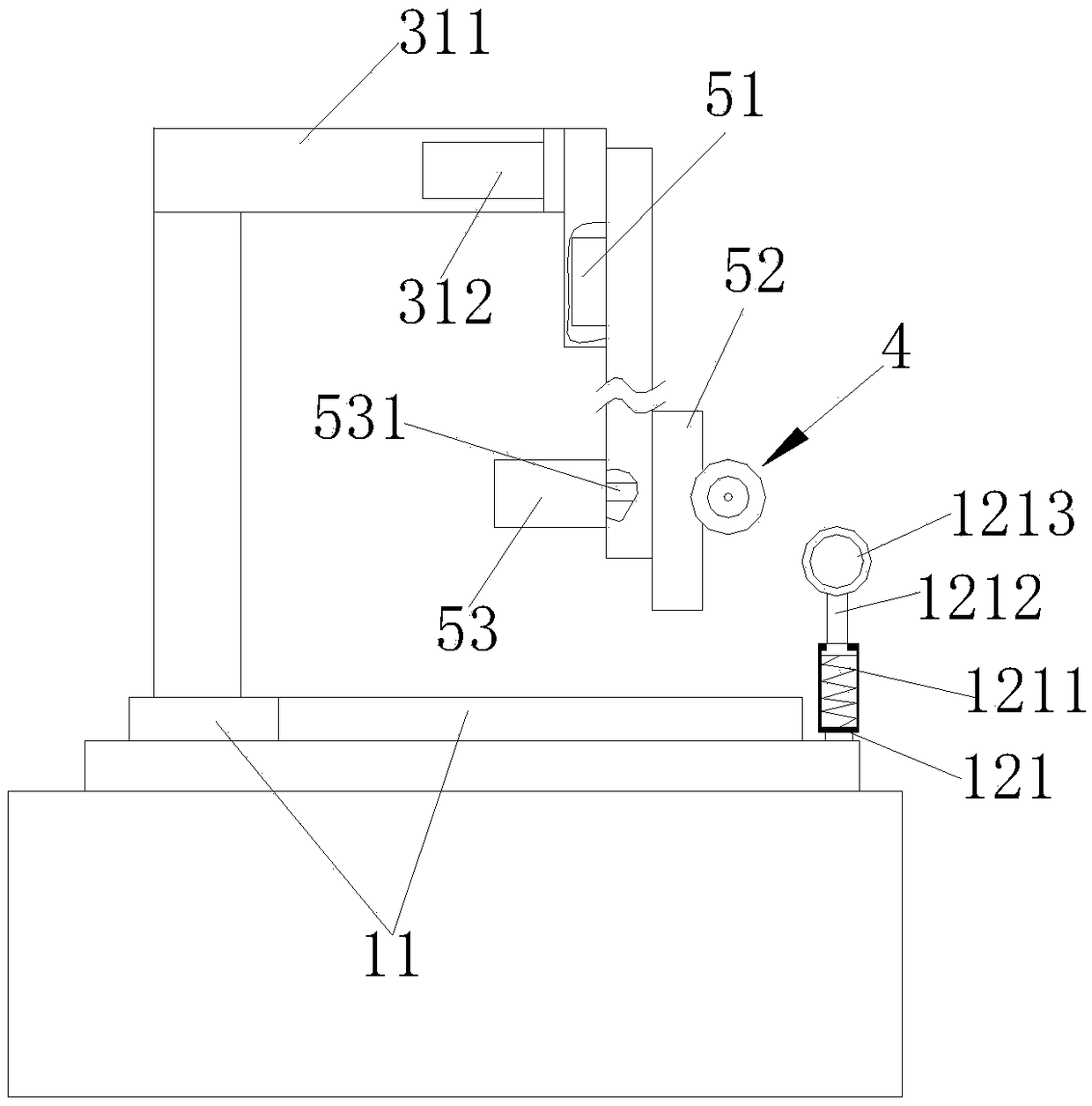 Cycloid pin type non-equidistant polar coordinate irregular workpiece water jet cutting device