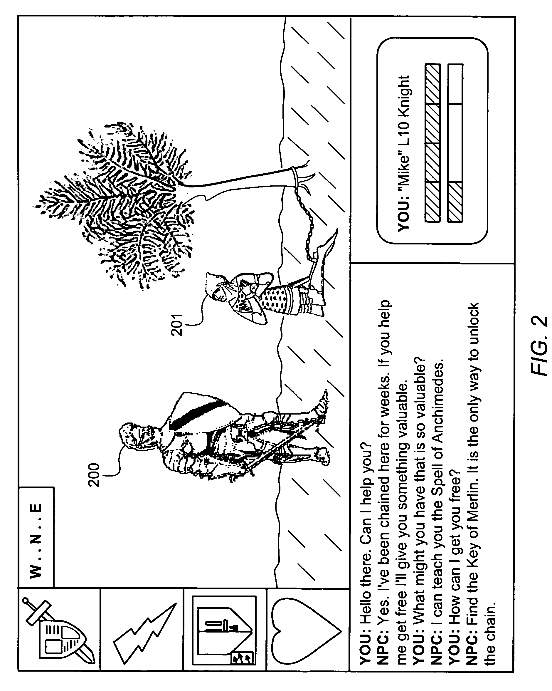 Method for dynamic content generation in a role-playing game