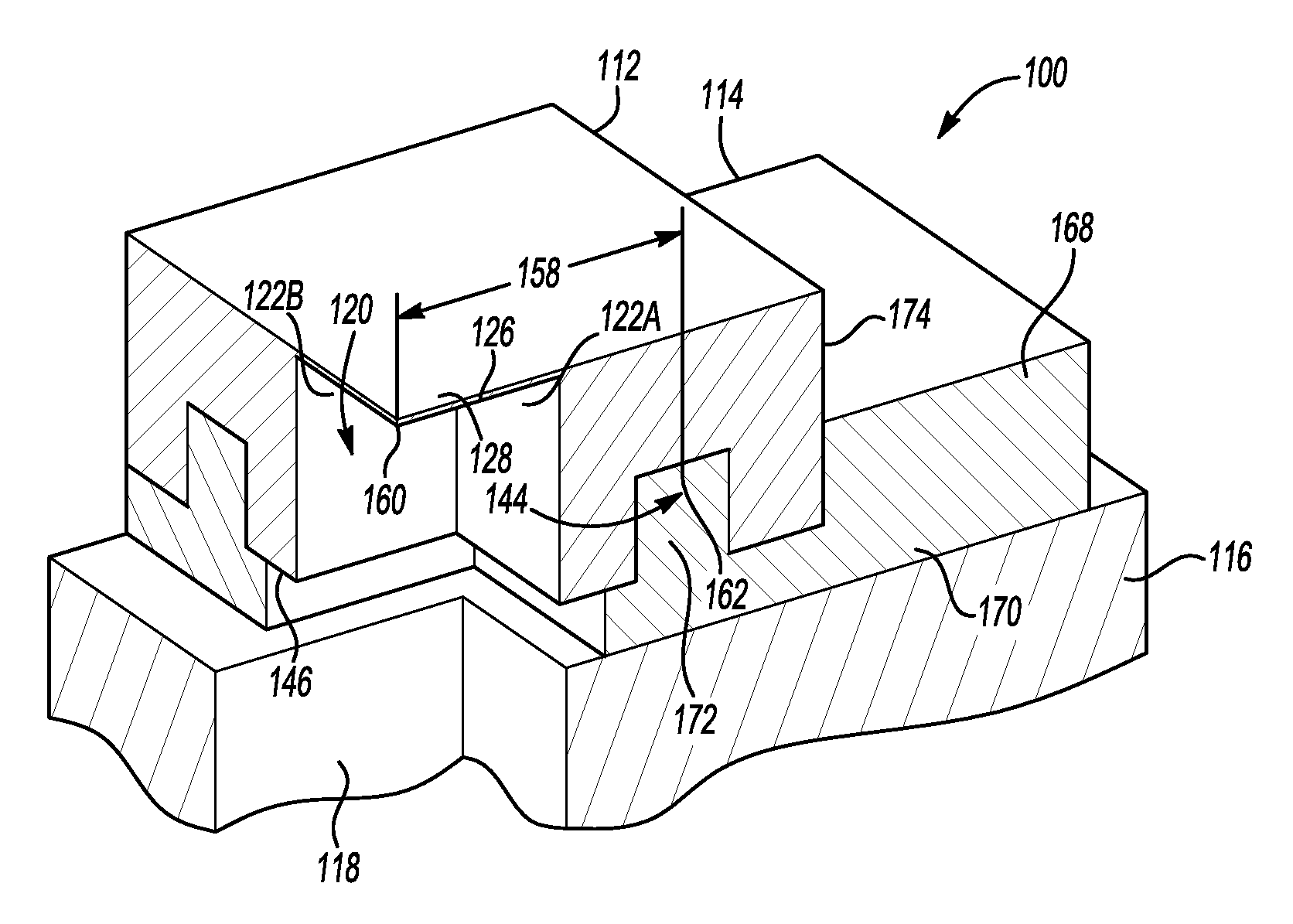Semiconductor sensing device to minimize thermal noise