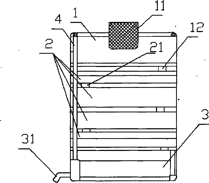 Direct water drinking kettle with firm structure and convenient replacement of filtering materials