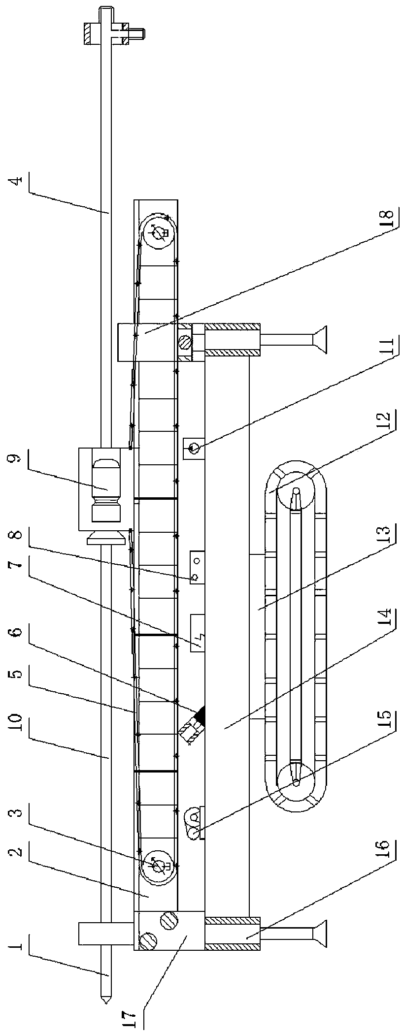 Construction method of batter pile construction drilling machine